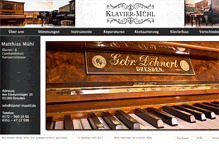 Tablet Screenshot of klavier-muehl.de